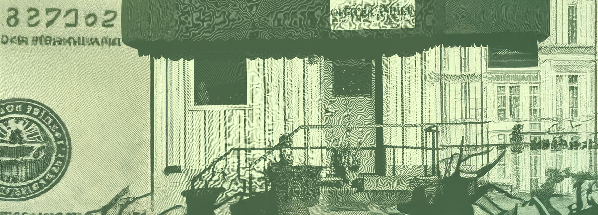 Scale house and office area for receipts and payouts