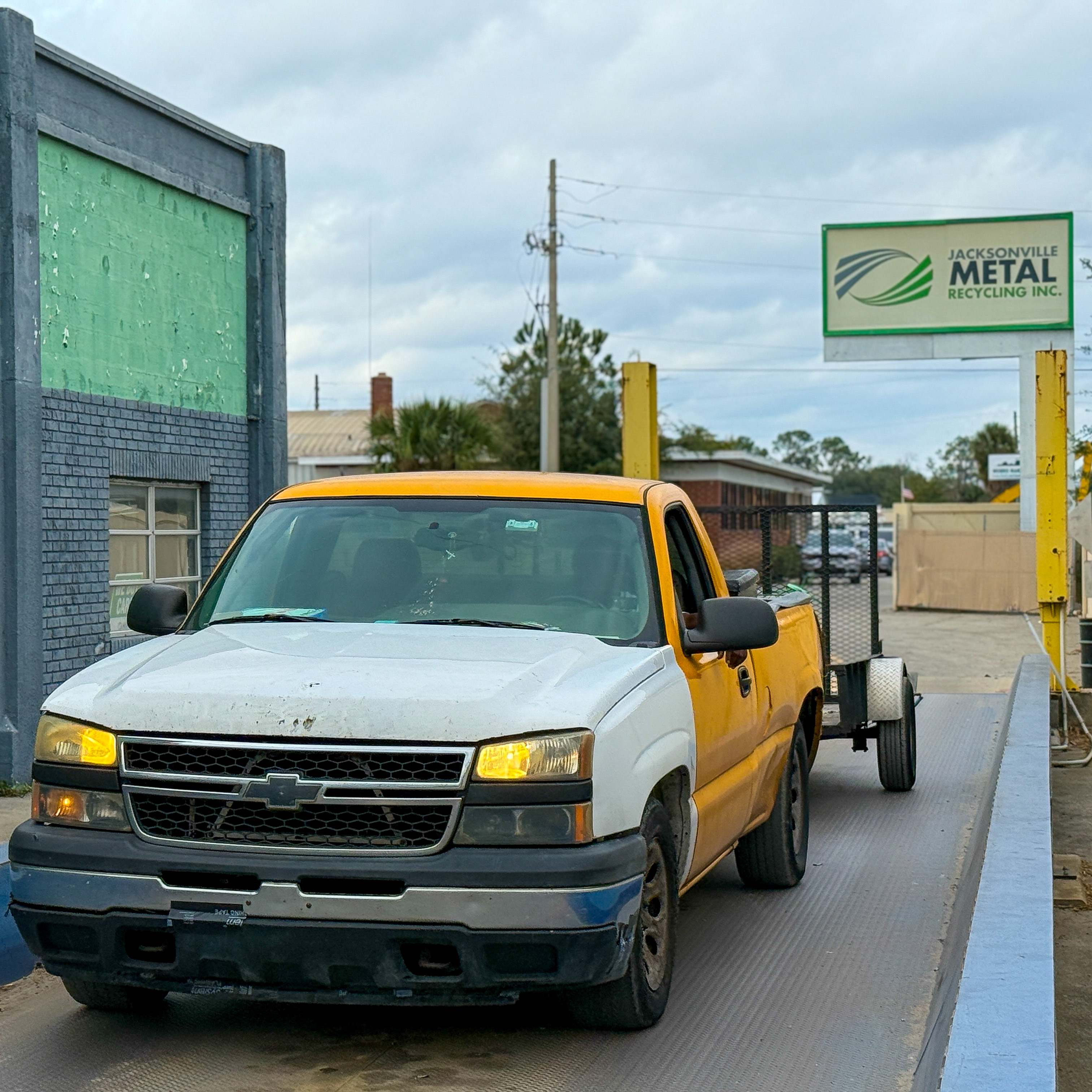 Scale house at Jacksonville Metal Recycling